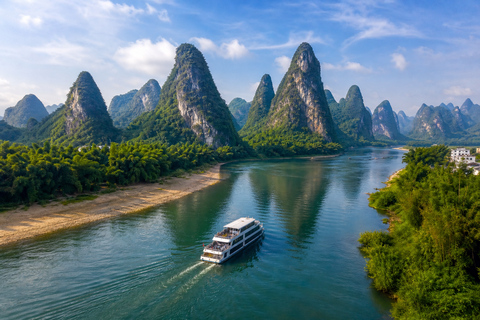 Guilin: Li River Cruise to Yangshuo | 3-5 Star Options From Yangshuo to Yangdi: Li River 3-Star Cruise