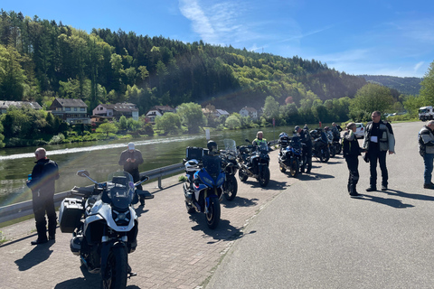Motorbike tour through the Odenwald