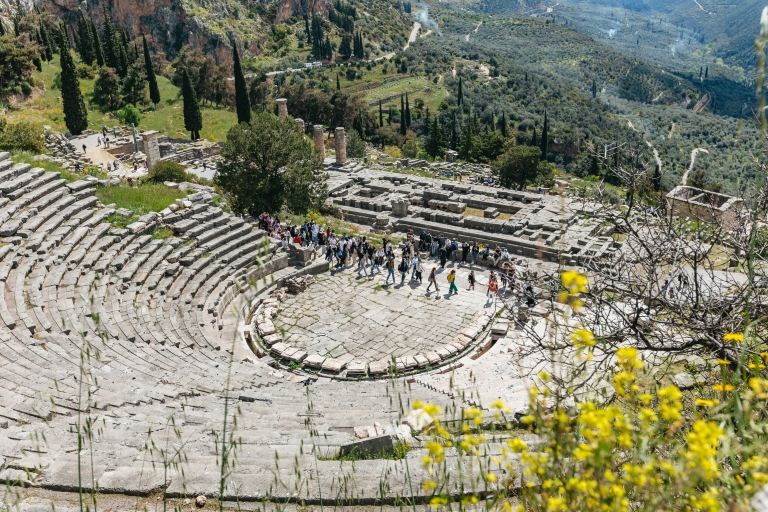 Z Aten: całodniowa wycieczka autobusowa do Delphi i ArachovaWycieczka grupowa