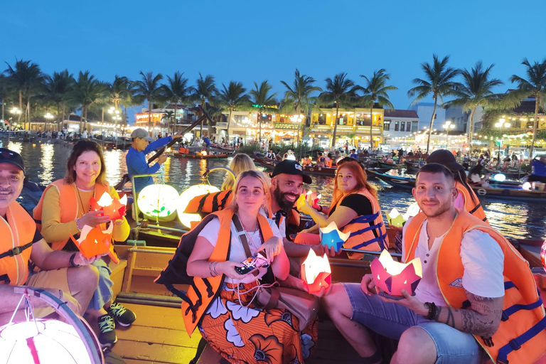 Cidade antiga de Hoi An: passeio de barco, lanternas e tour gastronômico de ruaDe Hoi An/DaNang com comida de rua