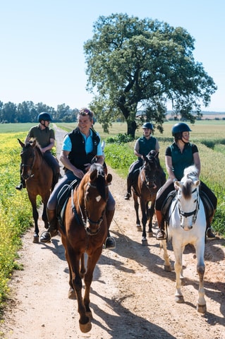 Horseback riding around Doñana National Park
