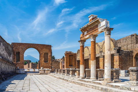 Da Roma: Escursione di un giorno a Pompei e alla Costiera Amalfitana con trasferimenti