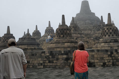 From Yogyakarta: Borobudur Temple and Merapi Jeep Tour