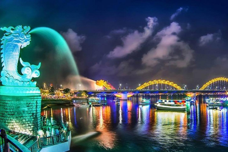 Da Nang di notte e Crociera del Drago sul fiume Han con cibo locale