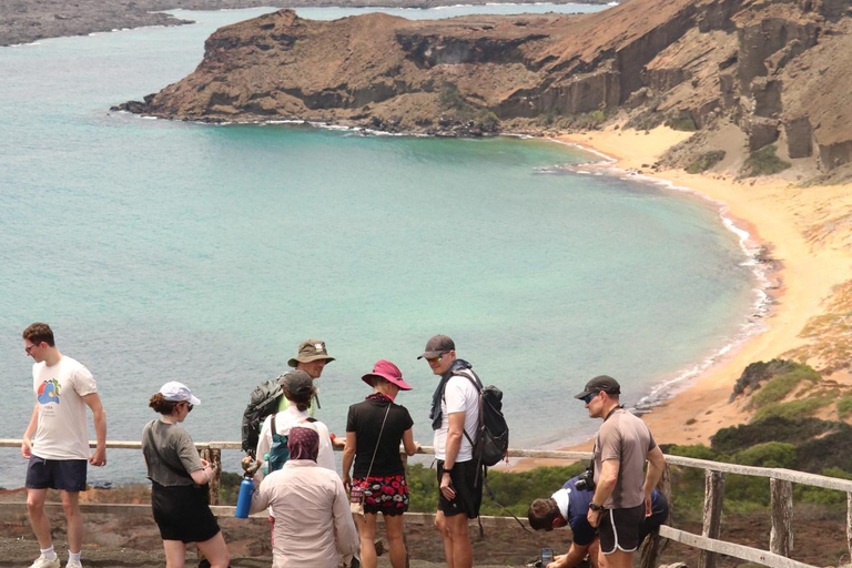 Bartolomé Island: Premium Yacht Experience with Hike and Snorkel