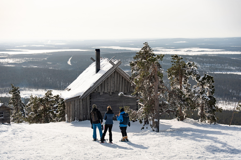 Levi: Snowshoeing Tour to Santa's Cabin with Sausage BBQ