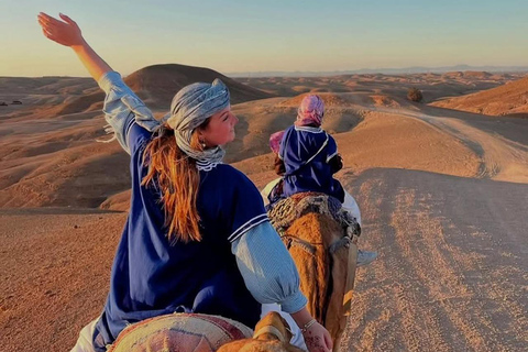 Marrakech: Agafay Desert Quad Bike, Camel Ride, Pool & Lunch Desert Agafay : Quad Biking, Camel Ride, Lunch & Pool