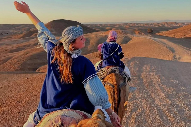 Marrakech: Agafay Desert Quad Bike, Camel Ride, Pool & Lunch Desert Agafay : Quad Biking, Camel Ride, Lunch & Pool