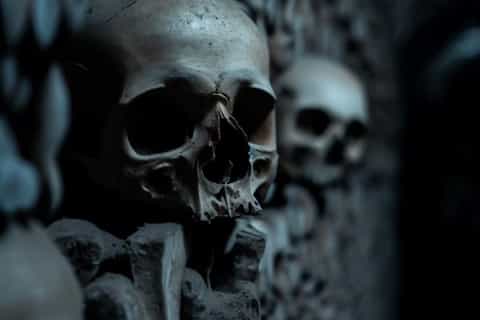 Catacombs entry with optional river cruise