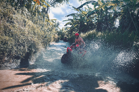 Bali: ATV Quad Bike & White Water Rafting Adventure Tandem Ride with Meeting Point