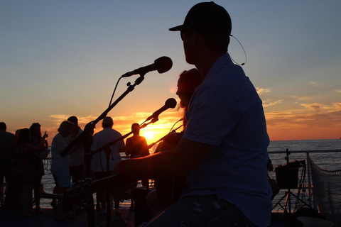 St Augustine: Nights of Lights Sunset Sail with Live Music