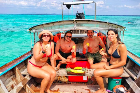 Krabi: Ultiem 7 eilanden langstaartboot privéavontuurBoot bestuurder