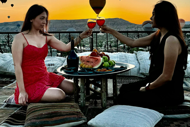 Cappadocia: Terrace Photo Spot With Balloon Flight View Basic Photography