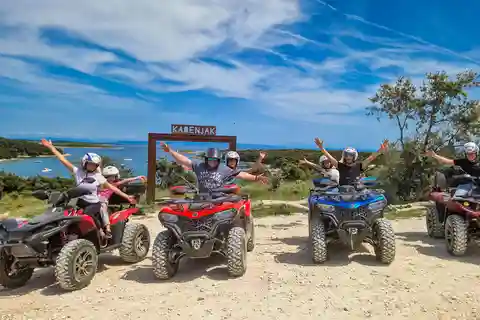 Cape Kamenjak Quad Safari 2.5h – Cliff Jump & Safari Bar