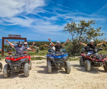 Cape Kamenjak Quad Safari 2.5h – Cliff Jump & Safari Bar