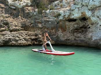 Exclusive sup bike excursion in Cala Ferrera