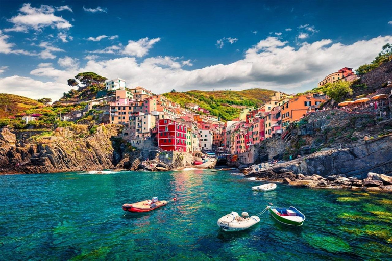 Cinque Terre: Hybrid Boat Tour with Swimming Stop