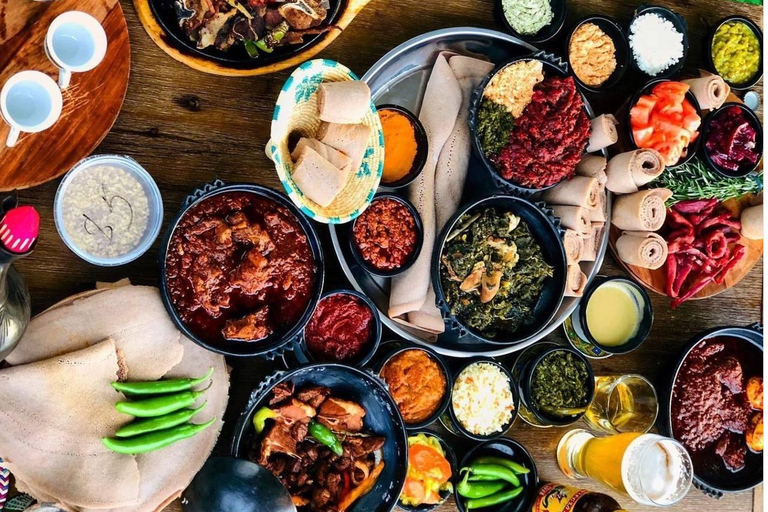 Addis walking food culinary tours highlight of best dish Addis walking and food Tasting tour