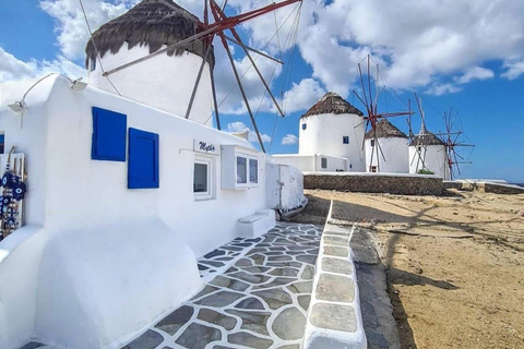 Aventure familiale en jeep à Mykonos : Ferme, vignoble et plage
