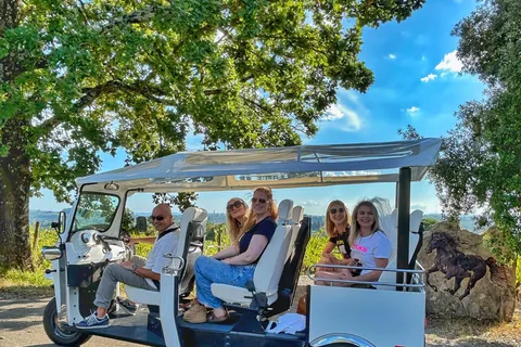 Siena: Tuk Tuk Tour met Wijnproeverij
