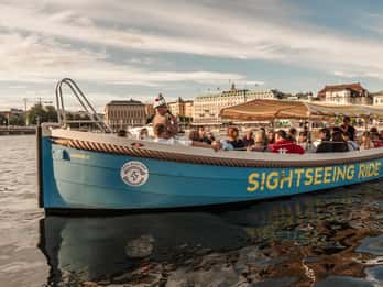 Stockholm: begeleide stadstour met open elektrische boot