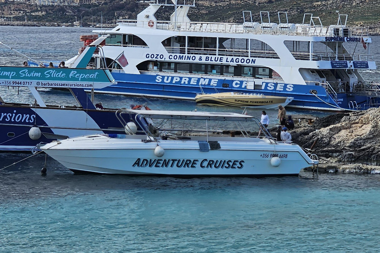 Sliema half day boat trip to comino and gozo