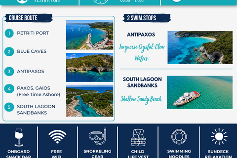 Petriti: Paxos and Antipaxos Cruise (Transfer Included)