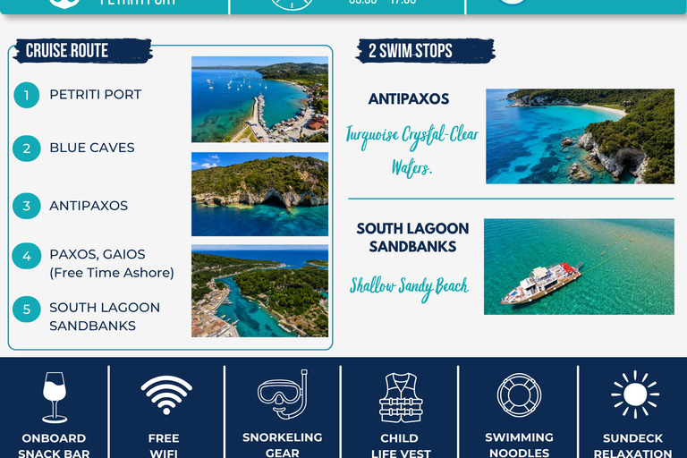 Petriti: Paxos and Antipaxos Cruise (Transfer Included)
