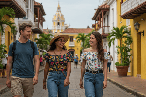 Tour privato e personalizzato delle attrazioni principali e dei tesori nascosti di Cartagena6 ore - Tour a piedi di Cartagena