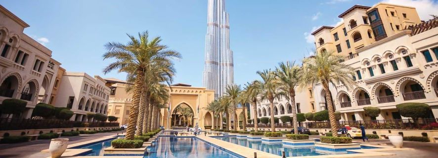 Dubai: Halvdags busstur og adgangsbillett til Burj Khalifa