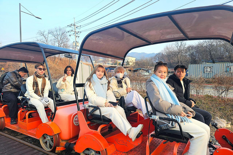 Seoul: Strawberry Picking & Eobi Ice Valley & Nami Island 5. Strawberry Picking & Eobi Ice Valley & Snow Sledding