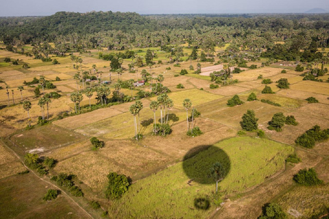 Przejażdżka balonem Angkor o wschodzie lub zachodzie słońca i odbiór i transport powrotny