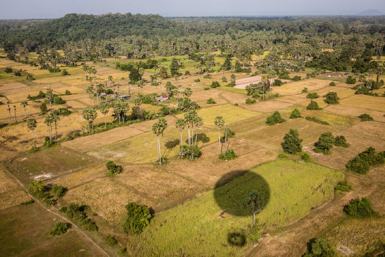 Passeio de balão em Angkor ao nascer ou ao pôr do sol e traslado de ida e volta