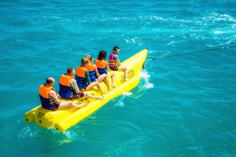 Sharm El-Sheikh: Desert & Waves Adventure / Lunch Option 2 : ( 1 x DBL Parasailing + Banana + Tube )
