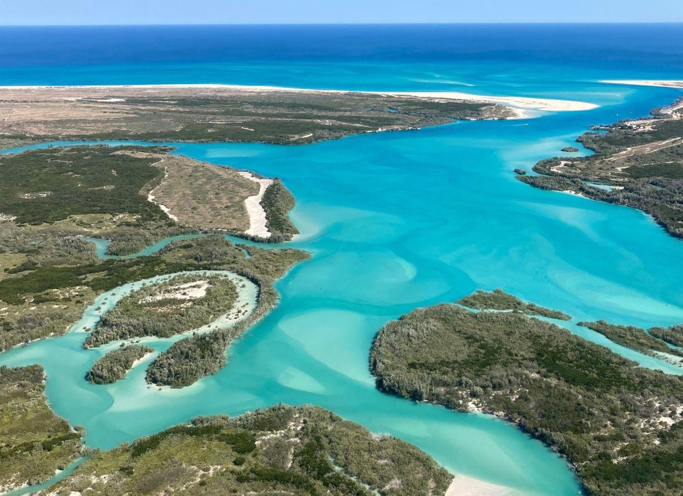 Broome: Helikopterflyvning og rundvisning på Willie Creek Pearl Farm