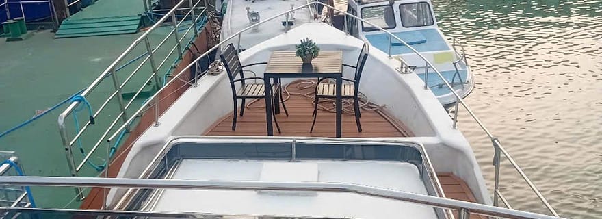 Can Tho : excursion d'une journée en yacht de luxe sur la rivière Hau avec déjeuner