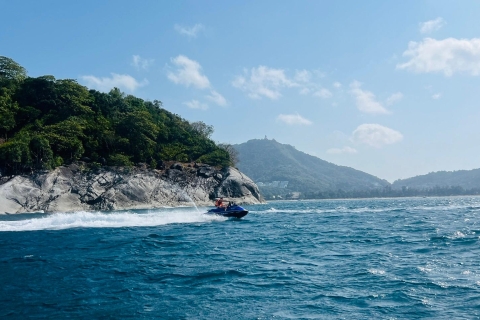 Phuket: Excursión en moto acuática a 6 islas famosasExcursión con servicio de recogida en Patong