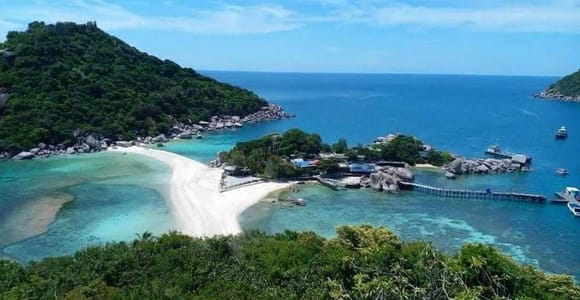 From Koh Samui: Koh Tao and Koh Nang Yuan Snorkeling Tour