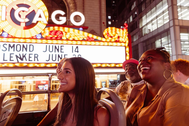 Chicago: Sunset Tour by Open-top Bus with Live Guide Panoramic Sunset Tour