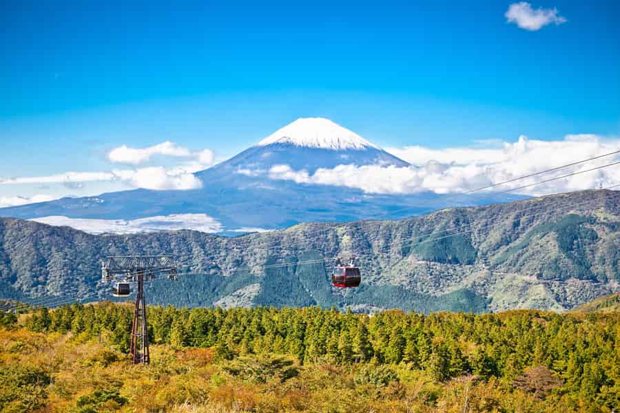 Von Tokio: Tour zum Fuji und nach Hakone mit Rückfahrt im Shinkansen. Foto: GetYourGuide Von Tokio: Tour zum Fuji und nach Hakone mit Rückfahrt im Shinkansen. Foto: GetYourGuide