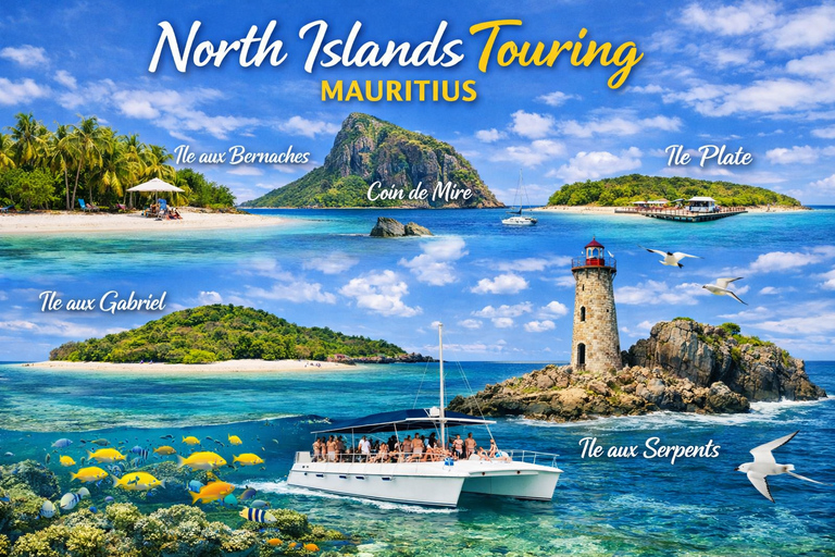 Mauritius North Islands Catamaran Cruise with Lunch & drinks All Inclusive North Islands Catamaran Cruise with BBQ Lunch