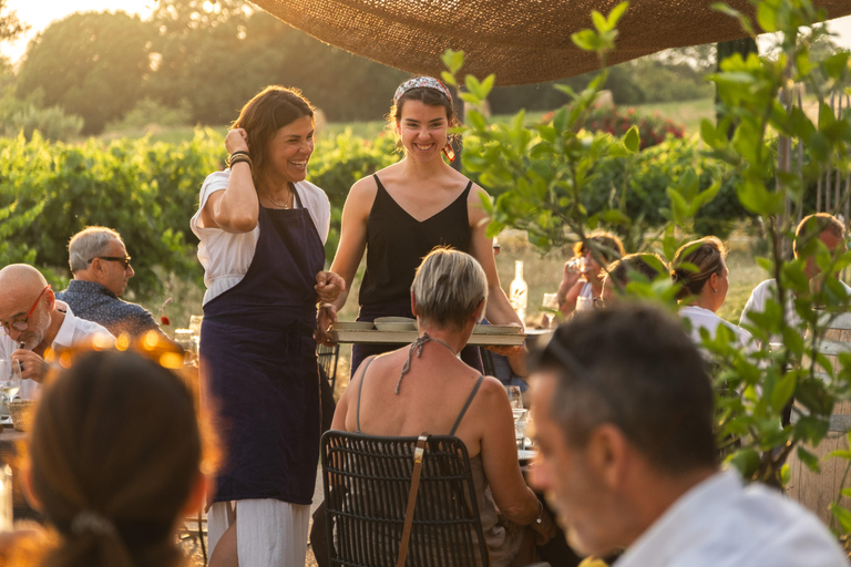 Dinner in the vineyards & wine tasting at Domaine Allegria