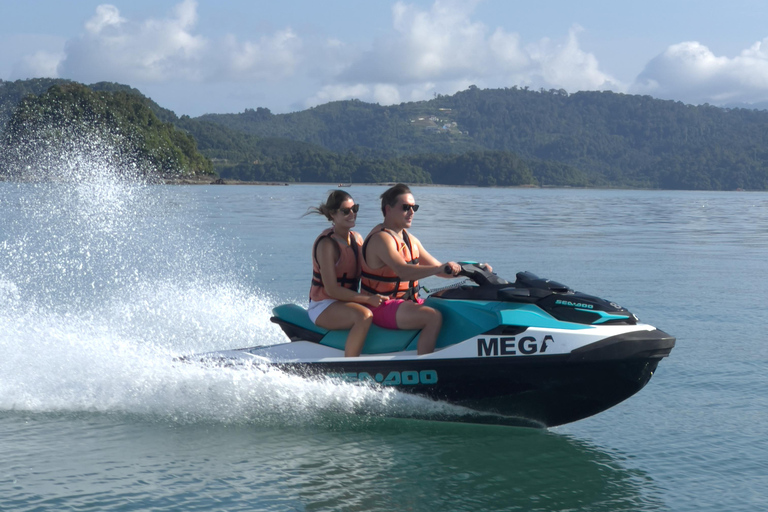 Langkawi: Jet Ski Island Hopping & Countryside Cycling Tour 2 Single Rider + 2 Bicycle Option