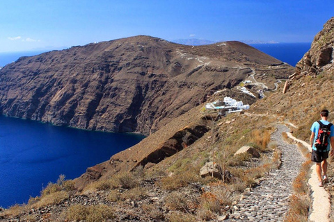 Randonnée dans la caldeira de Santorin Fira-Oia