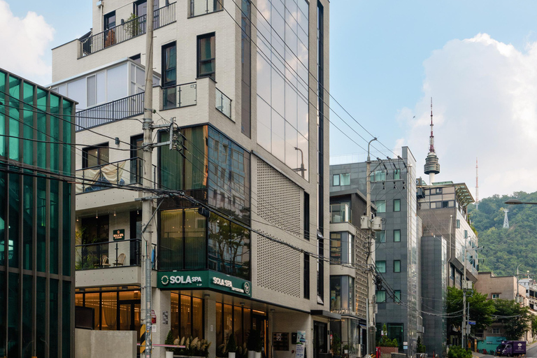Seoul: Sola Spa Myeongdong Body Scrub, Scalp & Facial Care Healing Combo: Foot Bath, Massage Chair, K-Dessert & Drink