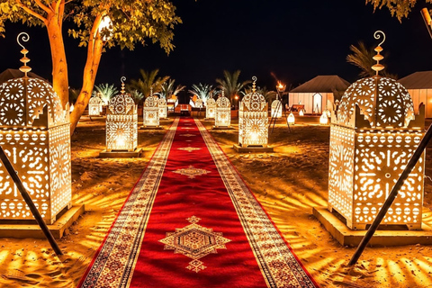 From Marrakech: 3-Day Sahara Desert & Luxury Camp Tour Private 3-Day Sahara Tour with Luxury Camp (Comfort)
