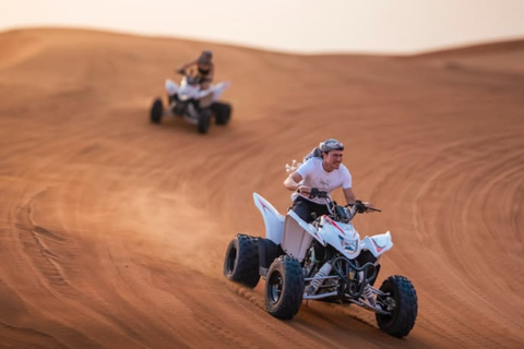 Dubai: Desert Safari with Quad Bike, Camel Ride & BBQ, Shows