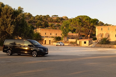 Desde las Zonas de Rethymnon: Preveli y Playa Damnoni Excursión PrivadaExcursión privada de un día a las playas de Preveli y Damnoni desde Rethymno