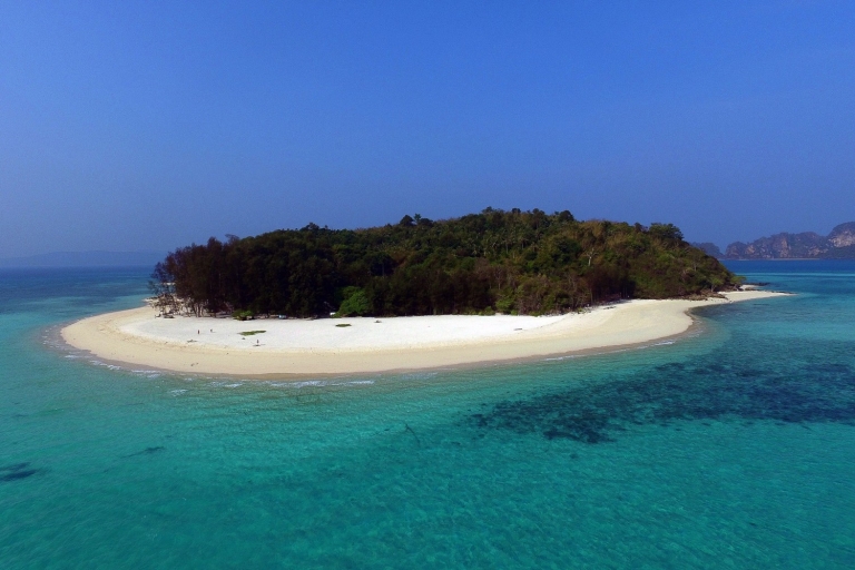 De Phuket: excursion privée d'une journée en hors-bord sur l'île de Phi Phi