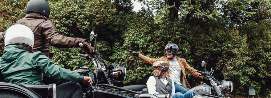 Oslo : 2 heures de visite de la ville en side-car moto rétro